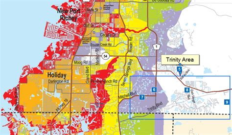 Pasco County Evacuation Zone