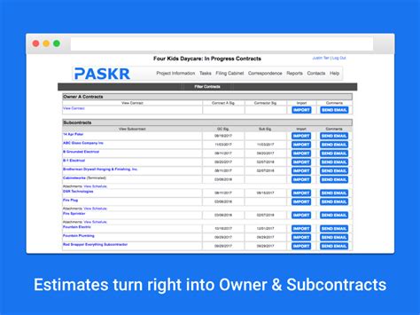 paskr vs. UDA ConstructionSuite vs. e-Builder Enterprise …