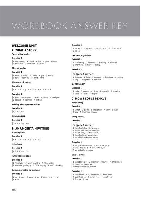 paso a paso 1 workbook answer key