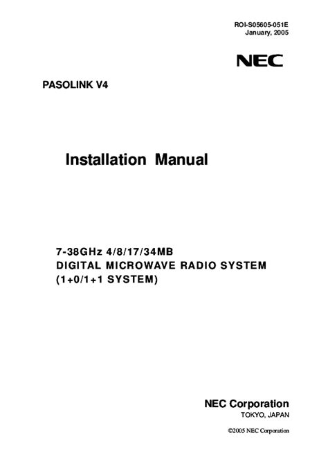 Download Pasolink Manual 