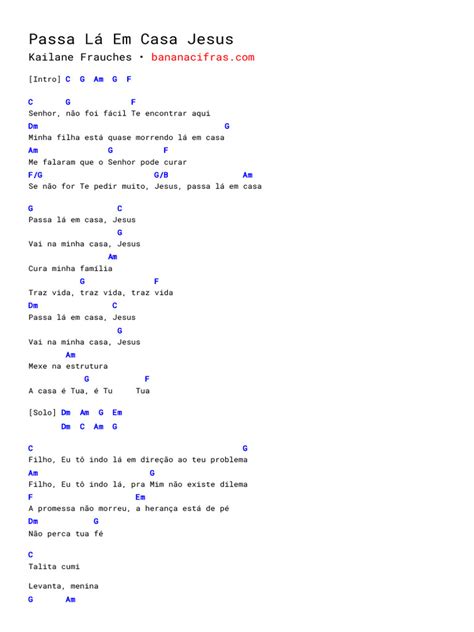 Passa La Em Cs Letra