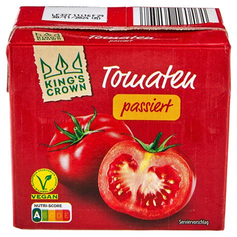 passierte tomaten aldi kalorien