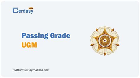 passing grade ugm | Quy trnh APELQ APELQ Chuyn i kinh
