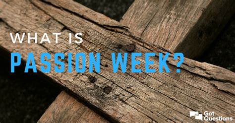 Passion Week Images