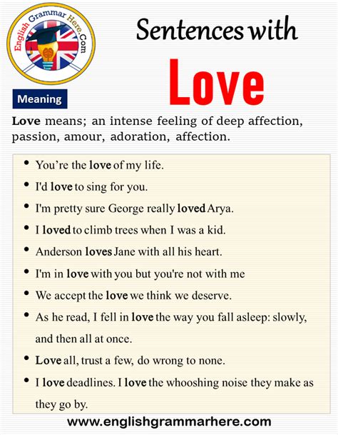 passionately in love meaning in english