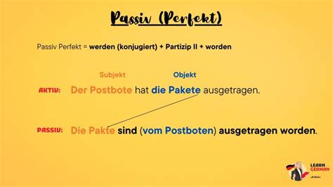 Passiv Mit Perfekt