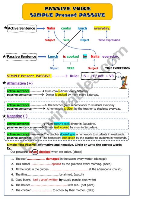 Passive Voice Present Simple