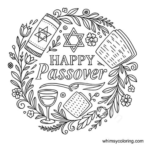 passover coloring