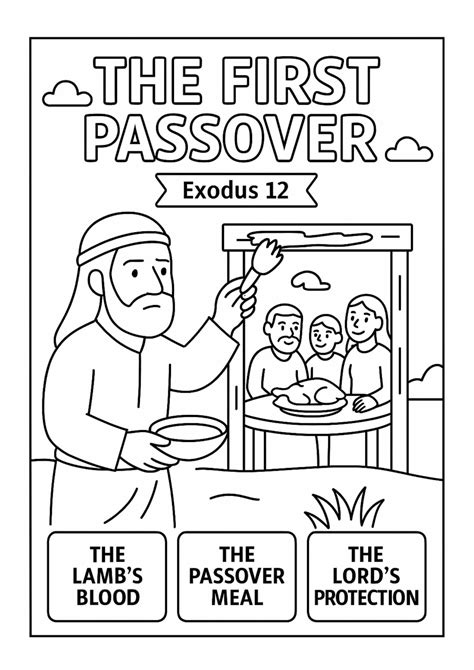 passover coloring book