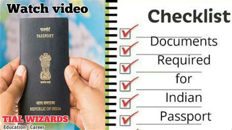 Read Passport Application Documents List 