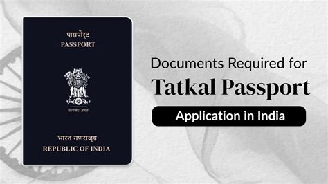 Read Online Passport Application Documents Required For Tatkal 