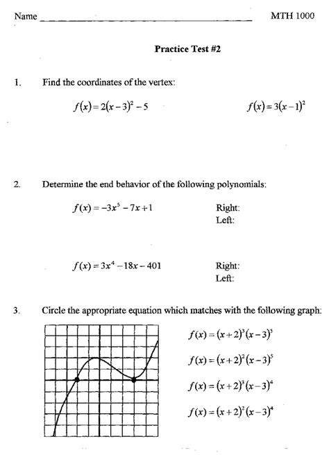 past examination for pre calculus