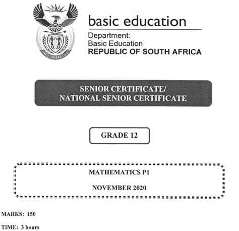 Past Grade 12 Exam Papers