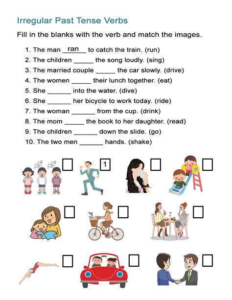 Past Tense Verbs Printable Worksheets For Grade 2 Past Tense Verbs For 2nd Grade - Past Tense Verbs For 2nd Grade