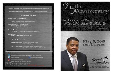 Pastor Anniversary Program Pdf