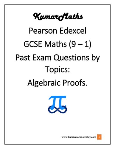 Read Pastpaper Maths Questions Arranged By Topic 