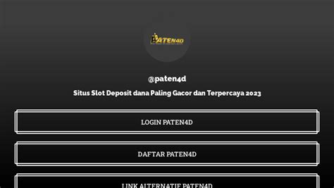 PATEN4D - Paten4D - Situs Permainan Online Terlengkap