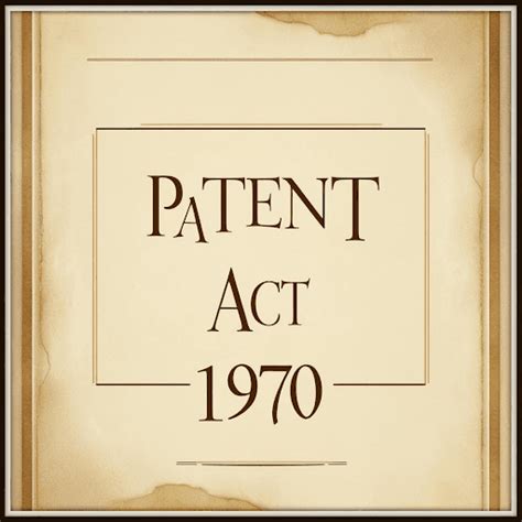 Patent Act 1970