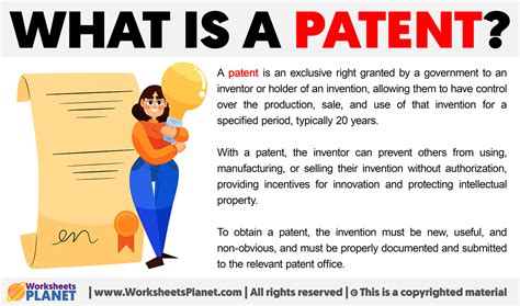 patent definition
