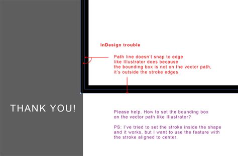 path InDesign bounding box stroke issue Graphic Design Stack Exchange