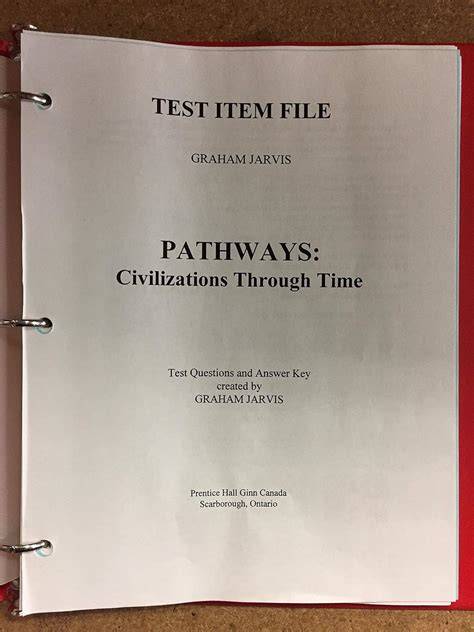 pathways civilizations through time test answers