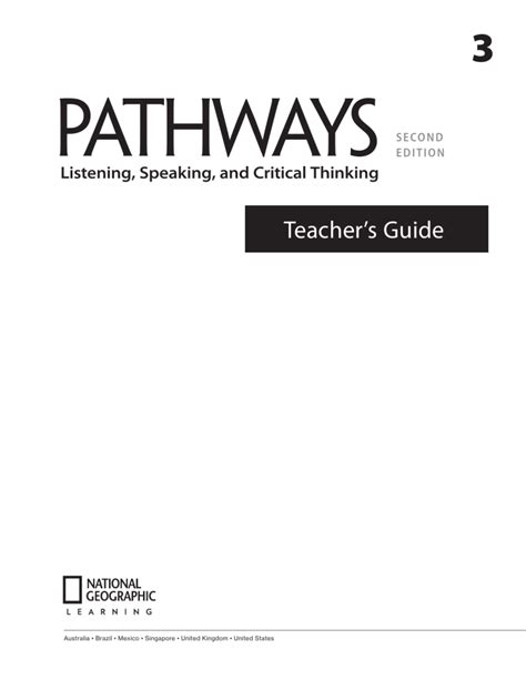 Full Download Pathways Listening Speaking And Critical Thinking Answers 