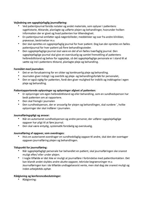 patientjournal engelska