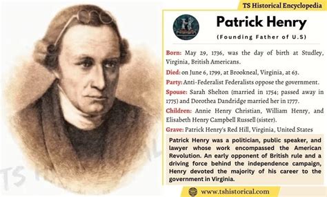 patrick henry bass biography examples