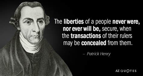 patrick henry quotes religion