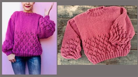 Patrones de punto para crear hermosos suéteres hechos a mano