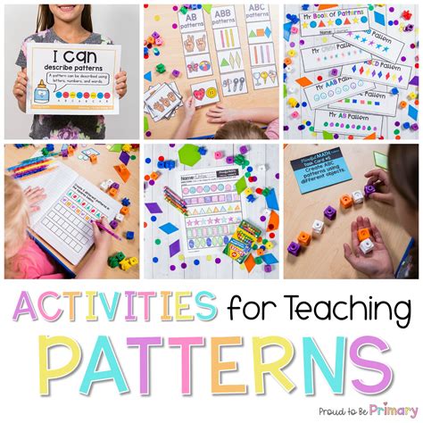 Pattern Activities That Kids Love Proud To Be Pattern Learning For Kindergarten - Pattern Learning For Kindergarten