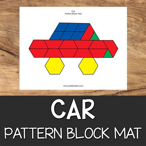 Pattern Block Mats Prekinders Pattern Block Puzzles Printable - Pattern Block Puzzles Printable