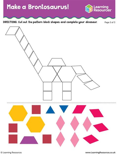 pattern blocks 2.pdf Google Drive Pattern blocks activities