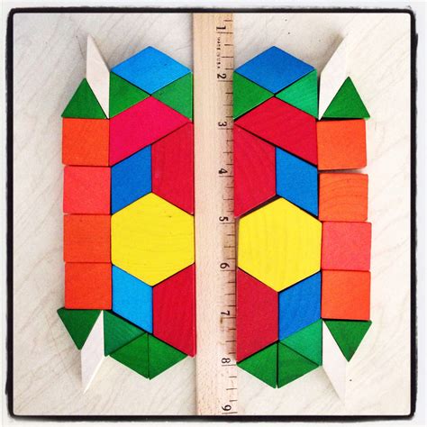 Pattern Blocks Early Math Ca Lines And Patterns Handout - Lines And Patterns Handout