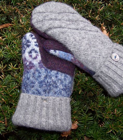 pattern to make wool mittens from sweaters