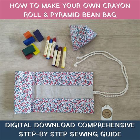 Pattern Waldorf Crayon Bag