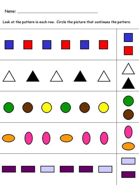 Pattern Worksheets Pattern Symbol Worksheet - Pattern Symbol Worksheet