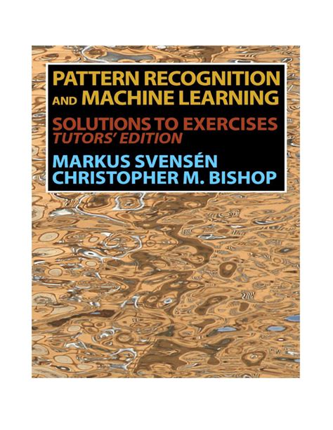 Download Pattern Recognition Machine Learning Bishop Solution Manual 