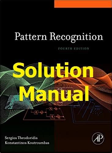 Read Online Pattern Recognition Solution Manual 