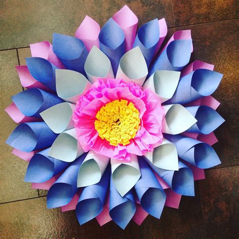 Patterns For Construction Paper Flowers For Kids