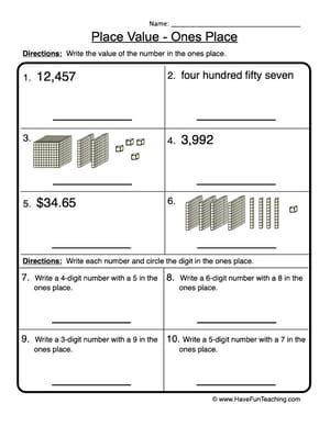 Patterns In Place Value Worksheet Teach Starter Place Value Patterns Worksheet - Place Value Patterns Worksheet