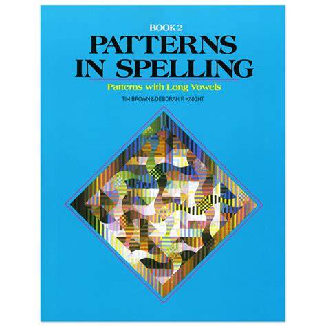 patterns in spelling book 2 teachers edition