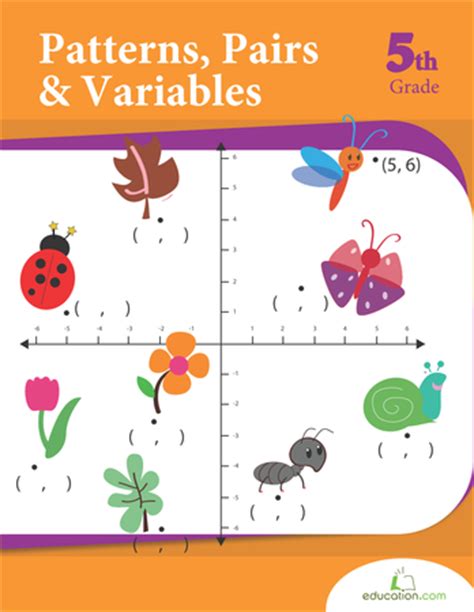 Patterns Pairs And Variables Workbook Education Com Variable Worksheets 5th Grade - Variable Worksheets 5th Grade