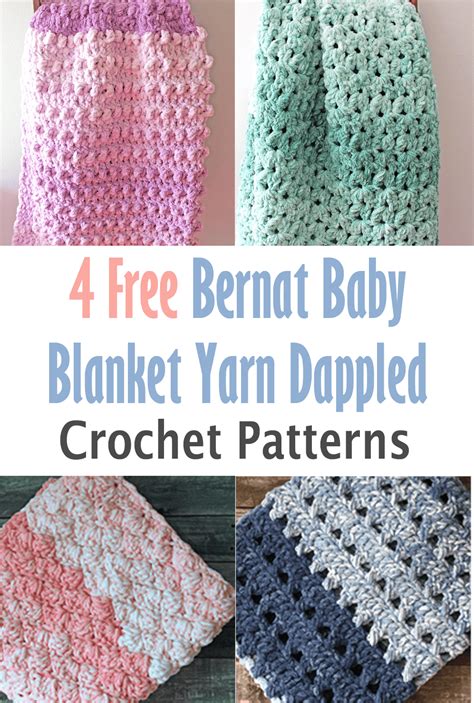 Patterns Using Bernat Baby Blanket Yarn