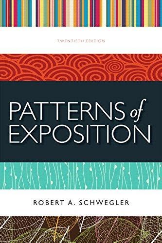 Full Download Patterns Of Exposition 