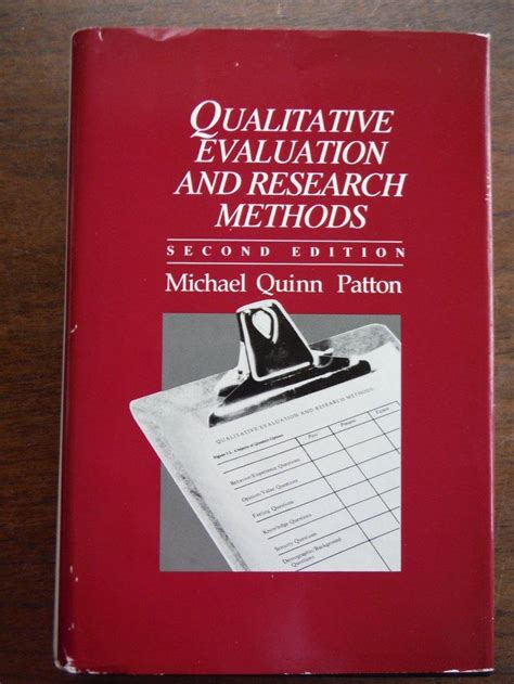 Patton M 1990 Qualitative Evaluation And Research