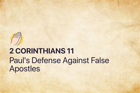 paul and the false apostles