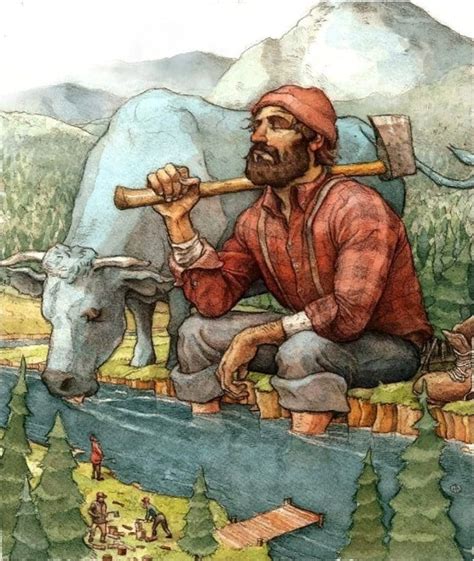 Paul Bunyan Tall Tales Folklore And History Paul Bunyan For Kids - Paul Bunyan For Kids