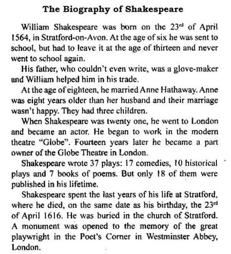 paul de longpre biography of william shakespeare