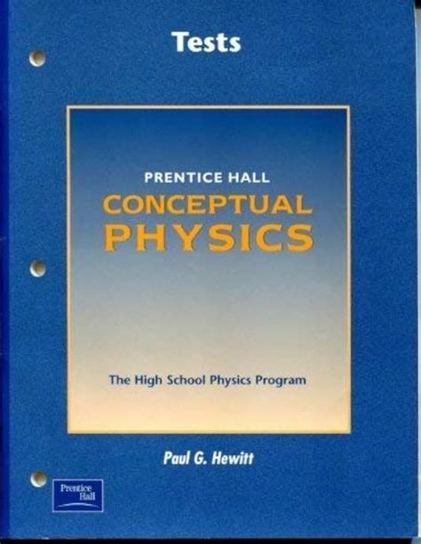 paul hewitt conceptual physics test bank